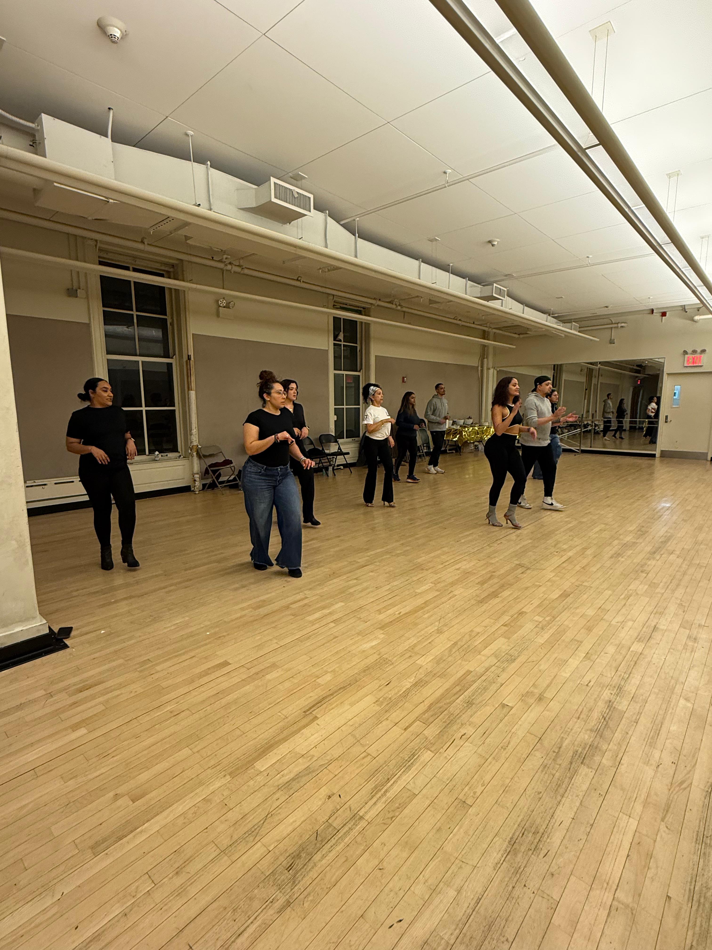 Salsa Class with Mini photo